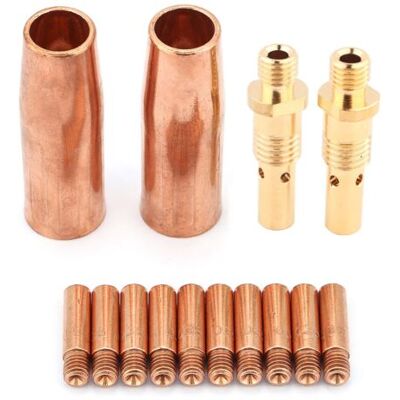 ABYSSE Kit De 14 Embouts Diffuseurs Pour Pistolet De Soudage Mig Tweco - Publicité ABYSSE Kit De 14 Embouts Diffuseurs Pour Pistolet De Soudage Mig Tweco - Publicité