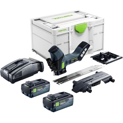 Festool Isc 240 Eb-basic Scie À Isolants Sans Fil 18 V 240 Mm + 2 Batteries 8,0 Ah + Chargeur Rapide + Systainer - Publicité Festool Isc 240 Eb-basic Scie À Isolants Sans Fil 18 V 240 Mm + 2 Batteries 8,0 Ah + Chargeur Rapide + Systainer - Publicité