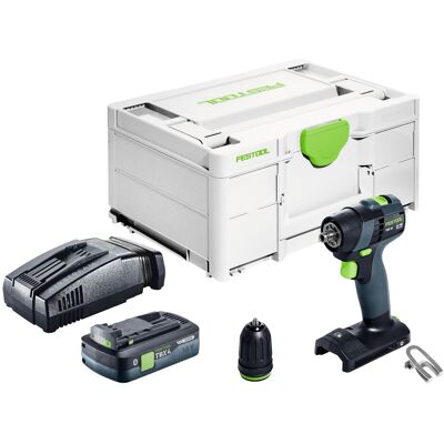Perceuse-visseuse Sans Fil Festool Txs 18-basic 18 V 40 Nm Brushless + 1 Batterie 4,0 Ah + Chargeur Rapide + Systainer - Publicité Perceuse-visseuse Sans Fil Festool Txs 18-basic 18 V 40 Nm Brushless + 1 Batterie 4,0 Ah + Chargeur Rapide + Systainer - Publicité