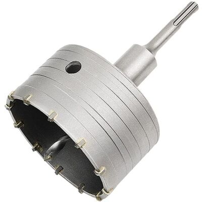 SANS MARQUE Scie À Cloche Trépan Béton Avec Adaptateur Sds Plus 110 Mm, Pour Brique Béton Ciment Pierre (100mm+110mm Sds Plus Adaptateur) - Publicité SANS MARQUE Scie À Cloche Trépan Béton Avec Adaptateur Sds Plus 110 Mm, Pour Brique Béton Ciment Pierre (100mm+110mm Sds Plus Adaptateur) - Publicité
