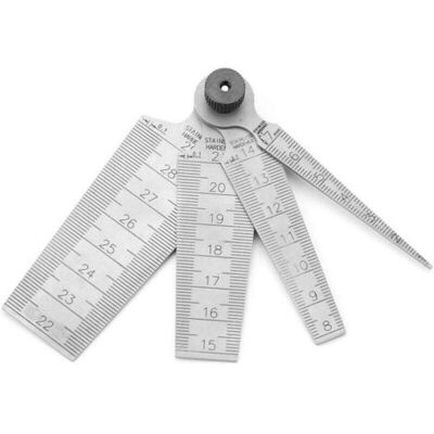 ABYSSE Jauge Conique, 1 Jeu De Règles De Jauge D'Épaisseur De Cône De Soudage En Acier Inoxydable Outil D'Inspection De Trou Taille De Trou Jauge D'Épaisseur Outil De Mesure Gap Gage - Publicité ABYSSE Jauge Conique, 1 Jeu De Règles De Jauge D'Épaisseur De Cône De Soudage En Acier Inoxydable Outil D'Inspection De Trou Taille De Trou Jauge D'Épaisseur Outil De Mesure Gap Gage - Publicité