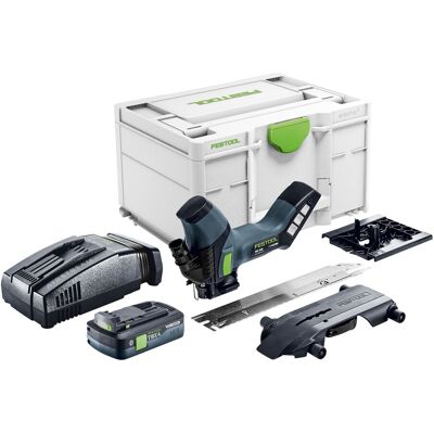 Scie À Isolant Sans Fil Festool Isc 240 Eb-basic 18 V 240 Mm + 1 Batterie 4,0 Ah + Chargeur Rapide + Systainer - Publicité Scie À Isolant Sans Fil Festool Isc 240 Eb-basic 18 V 240 Mm + 1 Batterie 4,0 Ah + Chargeur Rapide + Systainer - Publicité