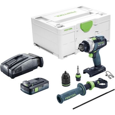 Perceuse-visseuse Sans Fil Festool Tdc 18/4-basic 18 V 75 Nm Brushless + 1 Batterie 4,0 Ah + Chargeur Rapide + Systainer - Publicité Perceuse-visseuse Sans Fil Festool Tdc 18/4-basic 18 V 75 Nm Brushless + 1 Batterie 4,0 Ah + Chargeur Rapide + Systainer - Publicité
