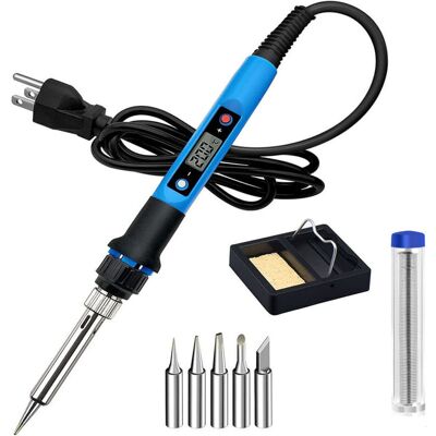 OEM Visible Fer À Souder Électrique 100w Kit De Soudure Température Réglable 180℃500℃avec L'Interrupteur On/off. 5 Pointes De Rechange Pour Réparation Soudage Brasage Quotidiens - Publicité OEM Visible Fer À Souder Électrique 100w Kit De Soudure Température Réglable 180℃500℃avec L'Interrupteur On/off. 5 Pointes De Rechange Pour Réparation Soudage Brasage Quotidiens - Publicité