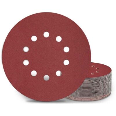 Scotch Disques Abrasifs Ponçage 225 Mm Grain P220 25 Pièces 10 Trous Pour Ponceuse - Publicité Scotch Disques Abrasifs Ponçage 225 Mm Grain P220 25 Pièces 10 Trous Pour Ponceuse - Publicité