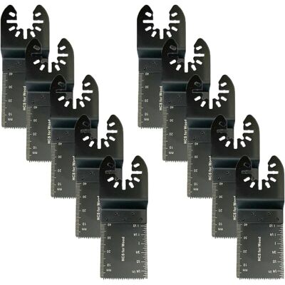 MOXIE 10 Pcs Multifonction Saw Blades Accessoires, 34mm Outil Multifonction Lames, Outils Oscillants Multifonctions Universelle, De Scie Universelle Pour Fein Multimaster, Makita, Dewalt Et Plus Encore - Publicité MOXIE 10 Pcs Multifonction Saw Blades Accessoires, 34mm Outil Multifonction Lames, Outils Oscillants Multifonctions Universelle, De Scie Universelle Pour Fein Multimaster, Makita, Dewalt Et Plus Encore - Publicité
