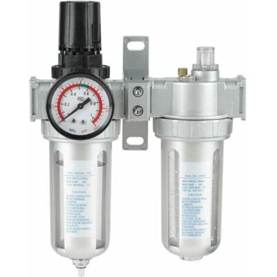 ABYSSE Filtre Régulateur Lubrificateur Pour Air Comprimé,régulateur De Filtre De Compresseur D'Air, Régulateur De Filtre À Air Comprimé Combo Piège À Humidité Lubrificateur D'Eau D'Huile Sfc400 Filtre De Rég - Publicité ABYSSE Filtre Régulateur Lubrificateur Pour Air Comprimé,régulateur De Filtre De Compresseur D'Air, Régulateur De Filtre À Air Comprimé Combo Piège À Humidité Lubrificateur D'Eau D'Huile Sfc400 Filtre De Rég - Publicité