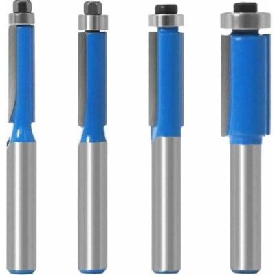 ABYSSE 4 Pcs Set Fraise Defonceuse 8mm Tige, Fraise A Copier A Bois, Fraises Pour Défonceuses Avec Roulement Supérieur, Fraise Pour Affleurer, Pour Menuiserie Bricolage De Coupe - Publicité ABYSSE 4 Pcs Set Fraise Defonceuse 8mm Tige, Fraise A Copier A Bois, Fraises Pour Défonceuses Avec Roulement Supérieur, Fraise Pour Affleurer, Pour Menuiserie Bricolage De Coupe - Publicité