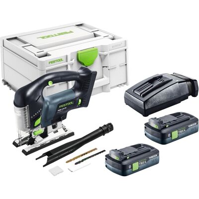 Scie Sauteuse Pendulaire Sans Fil Festool Psbc 420 Eb-basic 18 V 120 Mm Sans Balais + 2 Batteries 4,0 Ah + Chargeur + Systainer - Publicité Scie Sauteuse Pendulaire Sans Fil Festool Psbc 420 Eb-basic 18 V 120 Mm Sans Balais + 2 Batteries 4,0 Ah + Chargeur + Systainer - Publicité