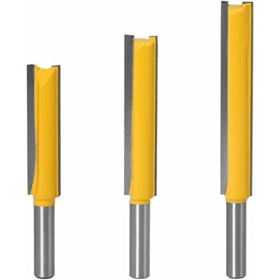 MOXIE 3pcs 8mm Flush Trim Router Bits Extra Long Mèches Carbide Router Bits À Bois Fraise À Menuiserie Outil De Woodworking Cutter Lame 50mm 63mm 76mm - Publicité MOXIE 3pcs 8mm Flush Trim Router Bits Extra Long Mèches Carbide Router Bits À Bois Fraise À Menuiserie Outil De Woodworking Cutter Lame 50mm 63mm 76mm - Publicité