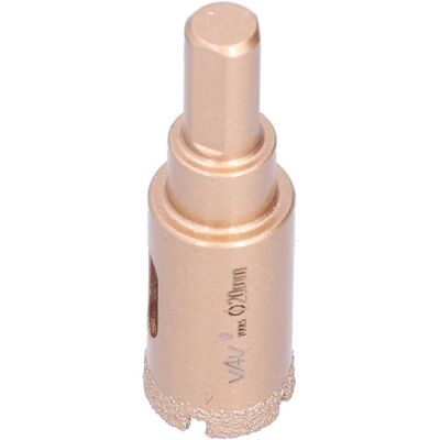 FLAMMKRAFT Foret Diamanté Pour Brasage, Outil D'Ouverture De Trous Brasés, Meuleuse D'Angle Pour Forets À Granit Et Marbre, Forets De 20 Mm - Publicité FLAMMKRAFT Foret Diamanté Pour Brasage, Outil D'Ouverture De Trous Brasés, Meuleuse D'Angle Pour Forets À Granit Et Marbre, Forets De 20 Mm - Publicité