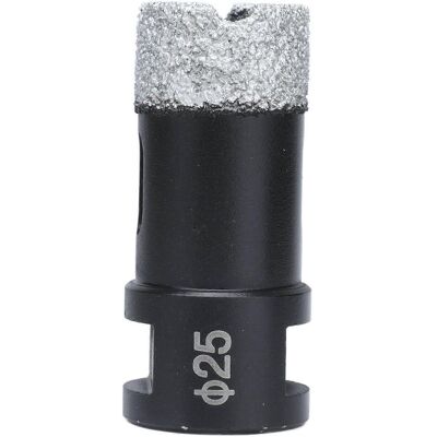 FLAMMKRAFT Foret Diamanté Brasé Sous Vide, Scie Cloche Pour Marbre M14, Noir, 25 Mm - Publicité FLAMMKRAFT Foret Diamanté Brasé Sous Vide, Scie Cloche Pour Marbre M14, Noir, 25 Mm - Publicité