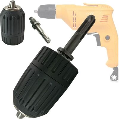 Melissa 13mm Mandrin Sans Clé Auto-serrant Rapide Adaptateur Sds Plus Perforateur Perceuse Foret - Publicité Melissa 13mm Mandrin Sans Clé Auto-serrant Rapide Adaptateur Sds Plus Perforateur Perceuse Foret - Publicité