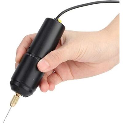 ABYSSE Mini Perceuse Électrique Portative D'Usb Perceuses De Dc 5v Avec Des Morceaux De 3pc, Bricolage Faisantd'outils - Publicité ABYSSE Mini Perceuse Électrique Portative D'Usb Perceuses De Dc 5v Avec Des Morceaux De 3pc, Bricolage Faisantd'outils - Publicité