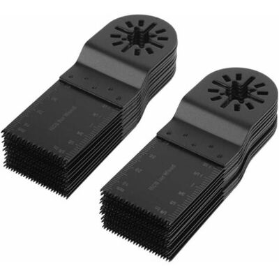 ABYSSE Lot De 20 Lames De Bois 35 Mm Pour Outils Multifonctions Oscillants Fein Bosch Makita - Publicité ABYSSE Lot De 20 Lames De Bois 35 Mm Pour Outils Multifonctions Oscillants Fein Bosch Makita - Publicité