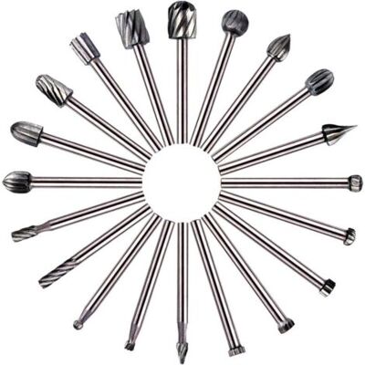 ABYSSE Fraises Rotatives - 20pcs Embouts De Fraisage Hss Fraise Bois Outil De Routage Du Bois Avec 3mm Tige/accessoires Outil Rotatif Pour Bricolage Menuiserie, Gravure - Publicité ABYSSE Fraises Rotatives - 20pcs Embouts De Fraisage Hss Fraise Bois Outil De Routage Du Bois Avec 3mm Tige/accessoires Outil Rotatif Pour Bricolage Menuiserie, Gravure - Publicité