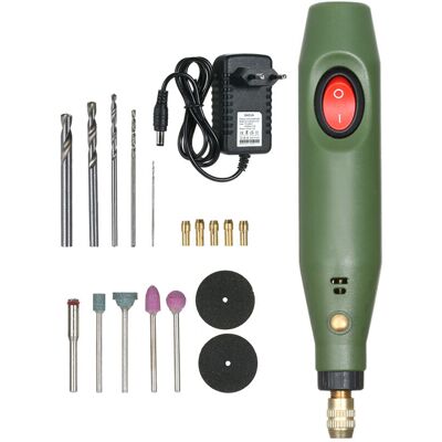 MOXIE Mini Ensemble De Meuleuse Électrique Multifonctionnelle Dc12v, Kit D'Outils Rotatifs De Meulage De Perceuse Pour Le Fraisage, Le Polissage Et La Gravure - Publicité MOXIE Mini Ensemble De Meuleuse Électrique Multifonctionnelle Dc12v, Kit D'Outils Rotatifs De Meulage De Perceuse Pour Le Fraisage, Le Polissage Et La Gravure - Publicité
