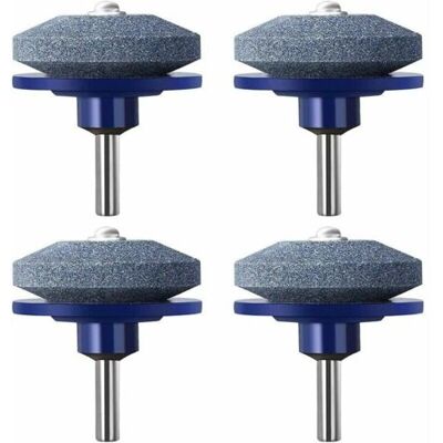 ABYSSE Aiguiseur,lot De 4 Lames De Tondeuse À Gazon Rotative Outil De Jardin Plus Tranchant Pierre À Aiguiser Pour Perceuse À Main Électrique- - Publicité ABYSSE Aiguiseur,lot De 4 Lames De Tondeuse À Gazon Rotative Outil De Jardin Plus Tranchant Pierre À Aiguiser Pour Perceuse À Main Électrique- - Publicité
