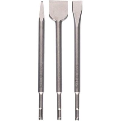 ABYSSE Accessories 3 Pièces It De Burins Sds Plus (pour Le Béton Et La Maçonnerie, Accessoires Pour Marteau Burineur) Argent - Publicité ABYSSE Accessories 3 Pièces It De Burins Sds Plus (pour Le Béton Et La Maçonnerie, Accessoires Pour Marteau Burineur) Argent - Publicité