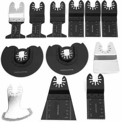 OEM Lames D'outils Multiples 12 Pièces Lame De Scie Oscillante Au Carbure Accessoires D'outils Oscillants Multi-outils Pour Bosch, Fein, Makita, Milwaukee, Etc.-dou - Publicité OEM Lames D'outils Multiples 12 Pièces Lame De Scie Oscillante Au Carbure Accessoires D'outils Oscillants Multi-outils Pour Bosch, Fein, Makita, Milwaukee, Etc.-dou - Publicité