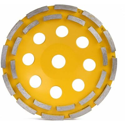 MOXIE 180mm Disque De Meulage Disque Diamant À Meuler Béton À Double Rangée Brique Coupé Pour Meuleuse D'Angle (diamètre Intérieur : 22.23 Mm) - Publicité MOXIE 180mm Disque De Meulage Disque Diamant À Meuler Béton À Double Rangée Brique Coupé Pour Meuleuse D'Angle (diamètre Intérieur : 22.23 Mm) - Publicité