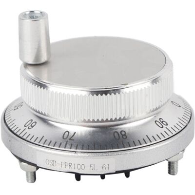 ABYSSE Encodeur À Impulsions À Volant 5 V 60 Mm Pour Commande Manuelle De Fraiseuse Et Routeur Pour Système Cnc (blanc) - Publicité ABYSSE Encodeur À Impulsions À Volant 5 V 60 Mm Pour Commande Manuelle De Fraiseuse Et Routeur Pour Système Cnc (blanc) - Publicité