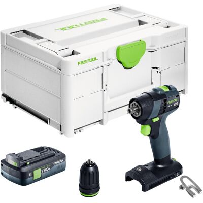 Festool Txs 18-basic Perceuse-visseuse Sans Fil 18 V 40 Nm Brushless + 1x Batterie 4,0 Ah + Chargeur Rapide + Systainer - Publicité Festool Txs 18-basic Perceuse-visseuse Sans Fil 18 V 40 Nm Brushless + 1x Batterie 4,0 Ah + Chargeur Rapide + Systainer - Publicité