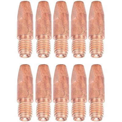 FLAMMKRAFT Lot De 10 Embouts Conducteurs M6 En Cuivre Rouge Pour Torche De Soudage, Accessoires De Contact 36kd X 1,2 Mm - Publicité FLAMMKRAFT Lot De 10 Embouts Conducteurs M6 En Cuivre Rouge Pour Torche De Soudage, Accessoires De Contact 36kd X 1,2 Mm - Publicité