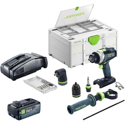 Kit De Base Festool Tpc 18/4 : Perceuse-visseuse À Percussion Sans Fil 18 V 75 Nm Brushless + 1 Batterie 8,0 Ah + Chargeur Rapide + Systainer - Publicité Kit De Base Festool Tpc 18/4 : Perceuse-visseuse À Percussion Sans Fil 18 V 75 Nm Brushless + 1 Batterie 8,0 Ah + Chargeur Rapide + Systainer - Publicité