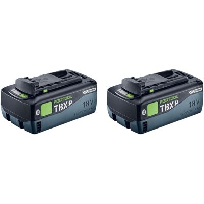 Kit De Batteries Festool 2x Bp 18 Tbx 8 Asi Tabless 18 V 8,0 Ah (2x 578746) 8000 Mah Li-ion Avec Indicateur De Charge - Publicité Kit De Batteries Festool 2x Bp 18 Tbx 8 Asi Tabless 18 V 8,0 Ah (2x 578746) 8000 Mah Li-ion Avec Indicateur De Charge - Publicité