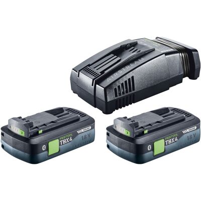 Kit D'Alimentation Festool 18 V 2xtbx4/sca16 Avec 2 Batteries Bp 18 Tbx 4 C-asi 18 V 4,0 Ah (2x 578745) + Chargeur Rapide Sca 16 (576953) - Publicité Kit D'Alimentation Festool 18 V 2xtbx4/sca16 Avec 2 Batteries Bp 18 Tbx 4 C-asi 18 V 4,0 Ah (2x 578745) + Chargeur Rapide Sca 16 (576953) - Publicité
