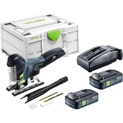 Scie Sauteuse Pendulaire Sans Fil Festool Psc 420 Eb-basic 18 V 120 Mm Sans Balais + 2 Batteries 4,0 Ah + Chargeur + Systainer - Publicité Scie Sauteuse Pendulaire Sans Fil Festool Psc 420 Eb-basic 18 V 120 Mm Sans Balais + 2 Batteries 4,0 Ah + Chargeur + Systainer - Publicité