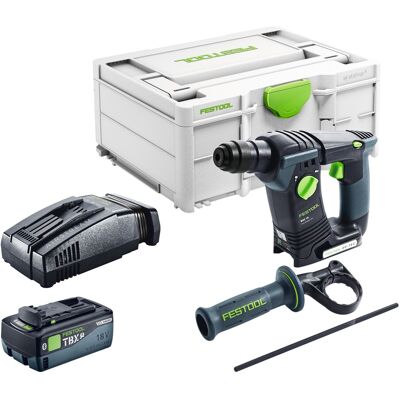 Marteau Perforateur Sans Fil Festool Bhc 18-basic 18 V, 1,8 J, Sds Plus, Sans Balais + 1 Batterie 8,0 Ah + Chargeur Rapide + Systainer - Publicité Marteau Perforateur Sans Fil Festool Bhc 18-basic 18 V, 1,8 J, Sds Plus, Sans Balais + 1 Batterie 8,0 Ah + Chargeur Rapide + Systainer - Publicité