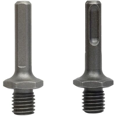 MOXIE 2 Pièces Adaptateur M14 Filetage Mâle À Sds Plus Femelle Et Triangle Femelle Pour Meuleuse Perceuse Forage - Publicité MOXIE 2 Pièces Adaptateur M14 Filetage Mâle À Sds Plus Femelle Et Triangle Femelle Pour Meuleuse Perceuse Forage - Publicité