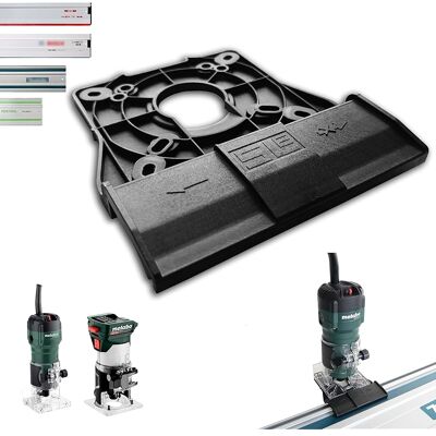 SANS MARQUE Sle Adaptateur De Rail De Guidage Professionnel Pour Défonceuse Metabo Fm 500-6 / Fmv 18 Ltx Bl 8 Pour Défonceuse Makita/bosch/festool/mafell - Publicité SANS MARQUE Sle Adaptateur De Rail De Guidage Professionnel Pour Défonceuse Metabo Fm 500-6 / Fmv 18 Ltx Bl 8 Pour Défonceuse Makita/bosch/festool/mafell - Publicité