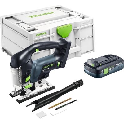 Festool Carvex Psbc 420 Hpc 4,0 Ebi-plus Scie Sauteuse Pendulaire Sans Fil 18 V ( 576532 ) 120 Mm Brushless + 1x Batterie 4,0 Ah + Chargeur + Systainer - Publicité Festool Carvex Psbc 420 Hpc 4,0 Ebi-plus Scie Sauteuse Pendulaire Sans Fil 18 V ( 576532 ) 120 Mm Brushless + 1x Batterie 4,0 Ah + Chargeur + Systainer - Publicité
