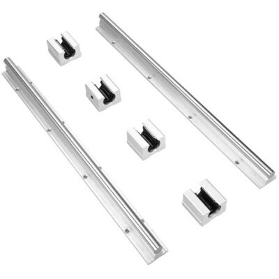 ABYSSE 2 Rails De Guidage Linéaires Sbr12-400mm De 12 Mm, 4 Paliers Sbr12uu - Publicité ABYSSE 2 Rails De Guidage Linéaires Sbr12-400mm De 12 Mm, 4 Paliers Sbr12uu - Publicité