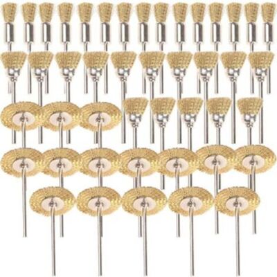 ABYSSE Brosse Métallique, Brosse À Roue, 45 Pièces, Roue À Fil Ondulé En Acier Au Carbone Grossier Pour Le Nettoyage De La Rouille, Le Décapage Et L'Abrasif - Publicité ABYSSE Brosse Métallique, Brosse À Roue, 45 Pièces, Roue À Fil Ondulé En Acier Au Carbone Grossier Pour Le Nettoyage De La Rouille, Le Décapage Et L'Abrasif - Publicité