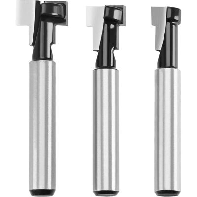 Scotch 8mm Fraise En Rainure En T, Routeur À Rainure En T Forme Routeur Bits, 3pcs (7.93/9.52/12.7mm) Queue De Fraise Avec Lame Fraises À Bois Pour Outils Électriques Outil De Menuiserie - Publicité Scotch 8mm Fraise En Rainure En T, Routeur À Rainure En T Forme Routeur Bits, 3pcs (7.93/9.52/12.7mm) Queue De Fraise Avec Lame Fraises À Bois Pour Outils Électriques Outil De Menuiserie - Publicité