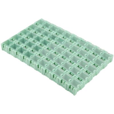 ABYSSE Boîte De Rangement Verte Pour 50 Composants Électroniques Cms (smt/smd) - Mini-boîte De Rangement - Publicité ABYSSE Boîte De Rangement Verte Pour 50 Composants Électroniques Cms (smt/smd) - Mini-boîte De Rangement - Publicité