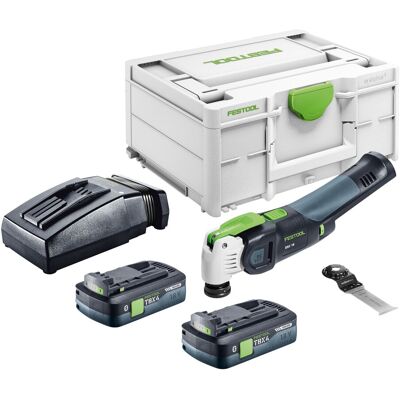 Oscillateur Sans Fil Festool Osc 18 E-basic 18 V Starlock Max Brushless + 2 Batteries 4,0 Ah + Chargeur + Systainer - Publicité Oscillateur Sans Fil Festool Osc 18 E-basic 18 V Starlock Max Brushless + 2 Batteries 4,0 Ah + Chargeur + Systainer - Publicité