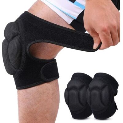 ABYSSE 2 Pièces Genouillères De Protection, Anti-collision Éponge Épaisse Genouillere Pour Jardinage, Travaux, Jogging, Vtt - Publicité ABYSSE 2 Pièces Genouillères De Protection, Anti-collision Éponge Épaisse Genouillere Pour Jardinage, Travaux, Jogging, Vtt - Publicité