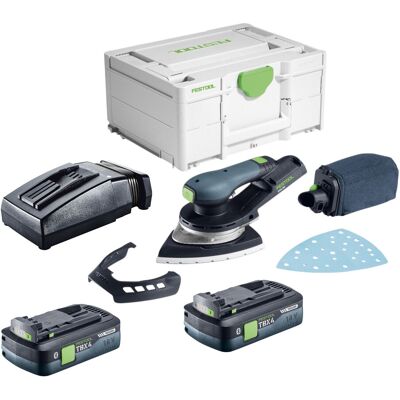 Ponceuse Delta Sans Fil Festool Dtsc 200-basic 18 V 145 X 195 Mm Sans Balais + 2 Batteries 4,0 Ah + Chargeur + Systainer - Publicité Ponceuse Delta Sans Fil Festool Dtsc 200-basic 18 V 145 X 195 Mm Sans Balais + 2 Batteries 4,0 Ah + Chargeur + Systainer - Publicité
