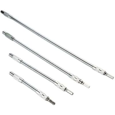 ABYSSE (150/200/300/400 Mm) 4 Pièces Rallonge Flexible Porte-embout Pour Perceuse, Tournevis - Publicité ABYSSE (150/200/300/400 Mm) 4 Pièces Rallonge Flexible Porte-embout Pour Perceuse, Tournevis - Publicité