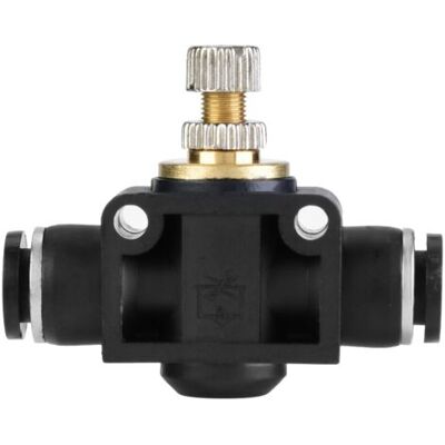 ABYSSE Régulateur De Débit D'Air Pour Tuyau De 6 Mm, Raccord Pneumatique En T, Vanne De Régulation Pour Raccords De Tuyauterie (6 Mm) - Publicité ABYSSE Régulateur De Débit D'Air Pour Tuyau De 6 Mm, Raccord Pneumatique En T, Vanne De Régulation Pour Raccords De Tuyauterie (6 Mm) - Publicité
