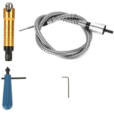 ABYSSE Arbre Flexible De 6 Mm Compatible Avec Perceuse Électrique Et Meuleuse Rotative, Mandrin De 0,5 À 6,5 Mm. Publicité ABYSSE Arbre Flexible De 6 Mm Compatible Avec Perceuse Électrique Et Meuleuse Rotative, Mandrin De 0,5 À 6,5 Mm. Publicité