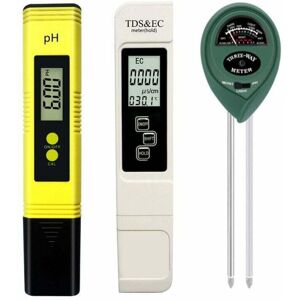 pièces PH mètre TDS PPM mètre sol PH testeur numérique PH/EC Kit PH mètre numérique 3 en 1 TDS EC et température mètre plante sol humidité testeur - Publicité pièces PH mètre TDS PPM mètre sol PH testeur numérique PH/EC Kit PH mètre numérique 3 en 1 TDS EC et température mètre plante sol humidité testeur - Publicité
