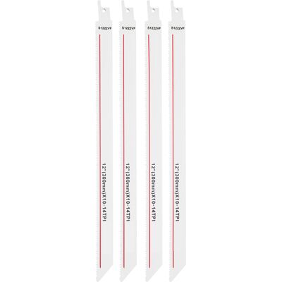 MRTRS Ensemble De 4 Lames De Scie Alternative En Acier Rapide Pour La Coupe Du Bois, Outil Multifonctionnel Pour Le Travail Du Bois 14pti - Publicité MRTRS Ensemble De 4 Lames De Scie Alternative En Acier Rapide Pour La Coupe Du Bois, Outil Multifonctionnel Pour Le Travail Du Bois 14pti - Publicité