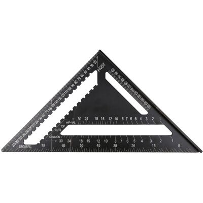 MOXIE Règle Triangulaire Métrique Carrée En Alliage D'Aluminium De 12 Pouces, Jauge De Disposition De Rapporteur À Double Échelle, Outil De Haute Précision Facile À Lire, Travail Du Bois Pour L'Encadrement - Publicité MOXIE Règle Triangulaire Métrique Carrée En Alliage D'Aluminium De 12 Pouces, Jauge De Disposition De Rapporteur À Double Échelle, Outil De Haute Précision Facile À Lire, Travail Du Bois Pour L'Encadrement - Publicité