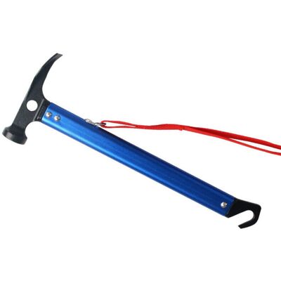 OEM Marteau De Camping Avec Crochet, 30cm Marteau De Tente En Aluminium Maillet De Camping En Plein Air Marteau De Piquet De Tente Multifonctionnel (bleu) - Publicité OEM Marteau De Camping Avec Crochet, 30cm Marteau De Tente En Aluminium Maillet De Camping En Plein Air Marteau De Piquet De Tente Multifonctionnel (bleu) - Publicité